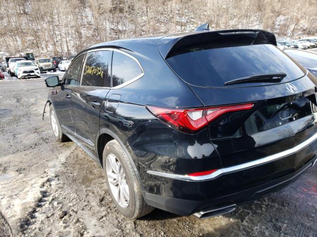 2022 Acura MDX, VIN 5J8YD9H39NL004209, JAV aukciono nuotrauka 3