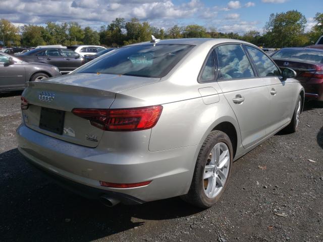 2017 Audi A4 PREMIUM, VIN WAUANAF41HN064484, JAV aukciono nuotrauka 4