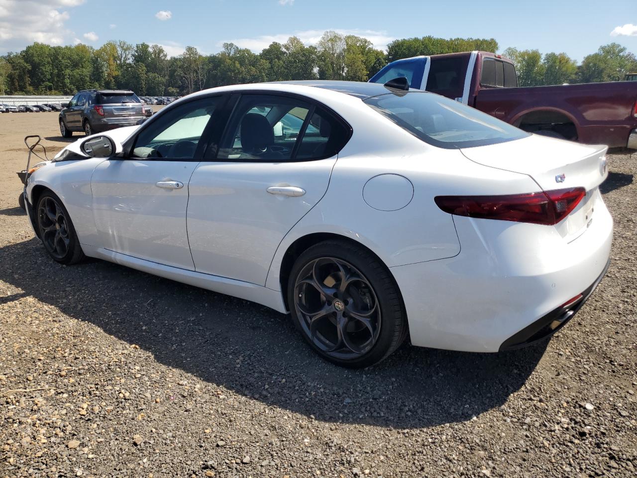 2018 Alfa Romeo GIULIA TI Q4, VIN ZARFAEEN8J7592030, JAV aukciono nuotrauka 2
