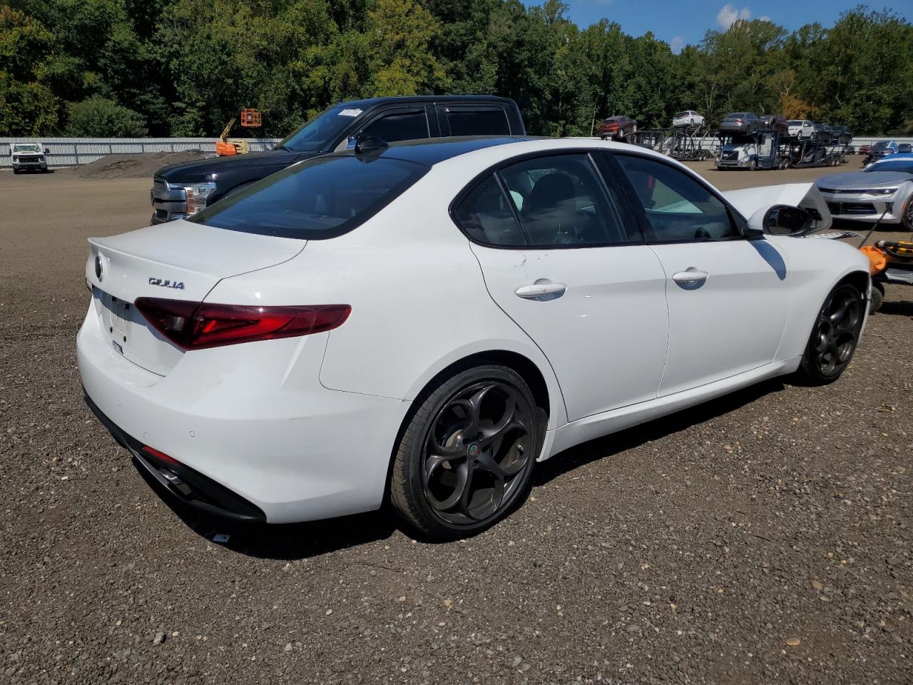 2018 Alfa Romeo GIULIA TI Q4, VIN ZARFAEEN8J7592030, JAV aukciono nuotrauka 3