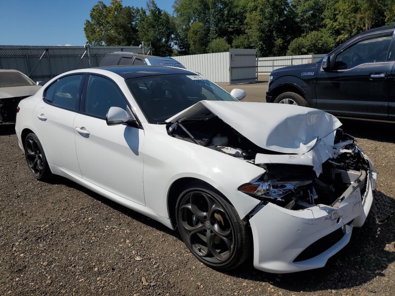2018 Alfa Romeo GIULIA TI Q4, VIN ZARFAEEN8J7592030, JAV aukciono nuotrauka 4