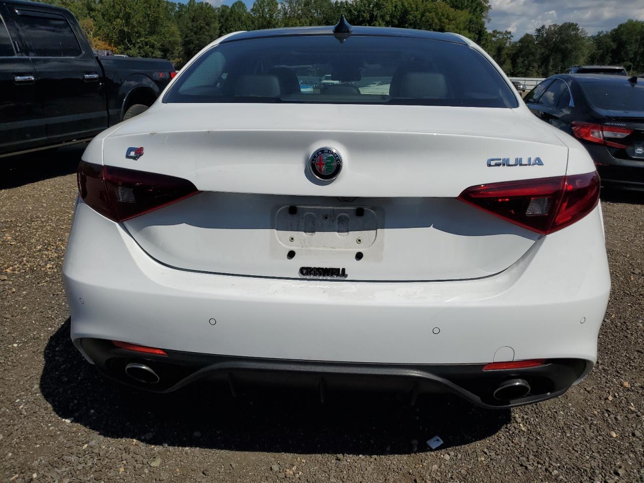 2018 Alfa Romeo GIULIA TI Q4, VIN ZARFAEEN8J7592030, JAV aukciono nuotrauka 6
